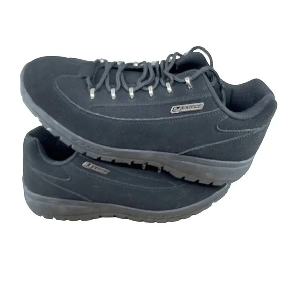 NEW Lugz Mens Express Sneaker Work Shoes Lace-Up MEXPRSPD-004 Black 11.5